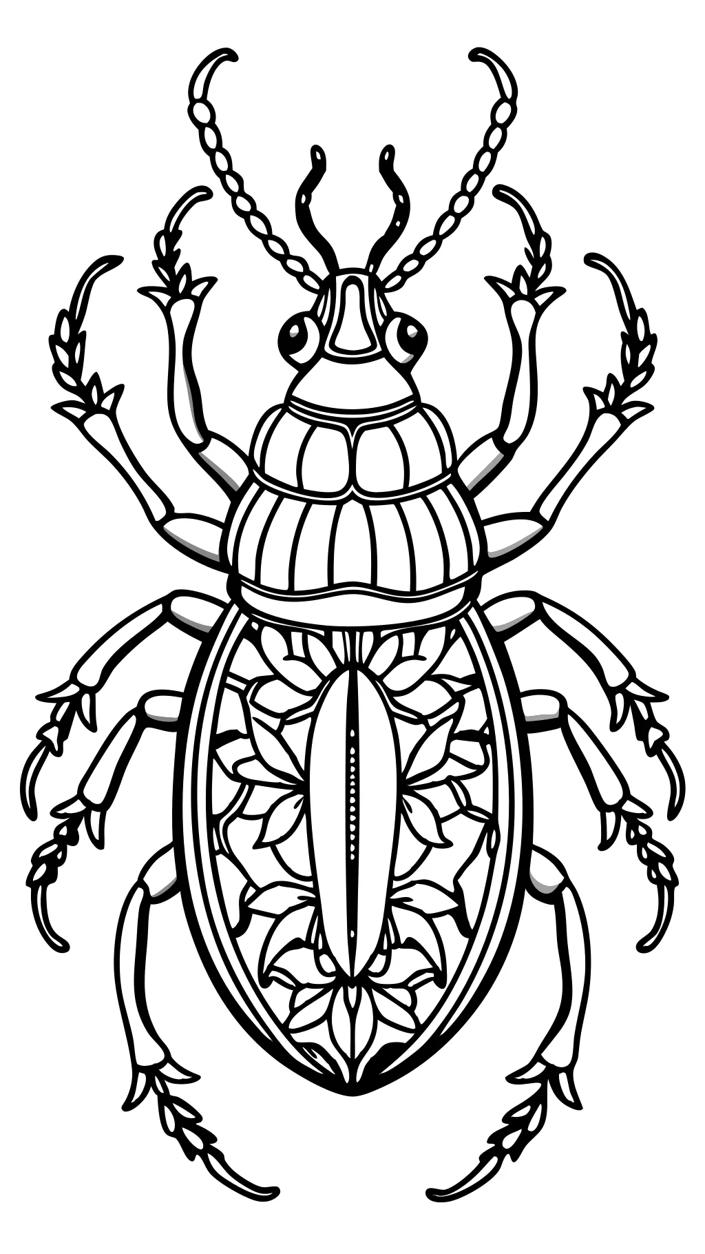 beetle coloring pages